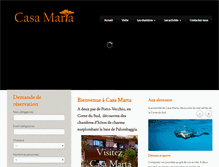 Tablet Screenshot of casa-marta.com